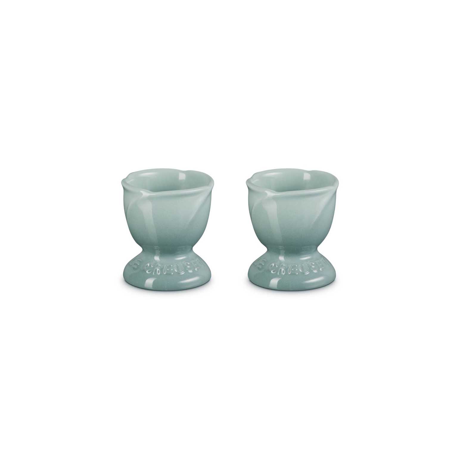 Le Creuset Jardin Egg Cup Set Of 2 - Sea Salt